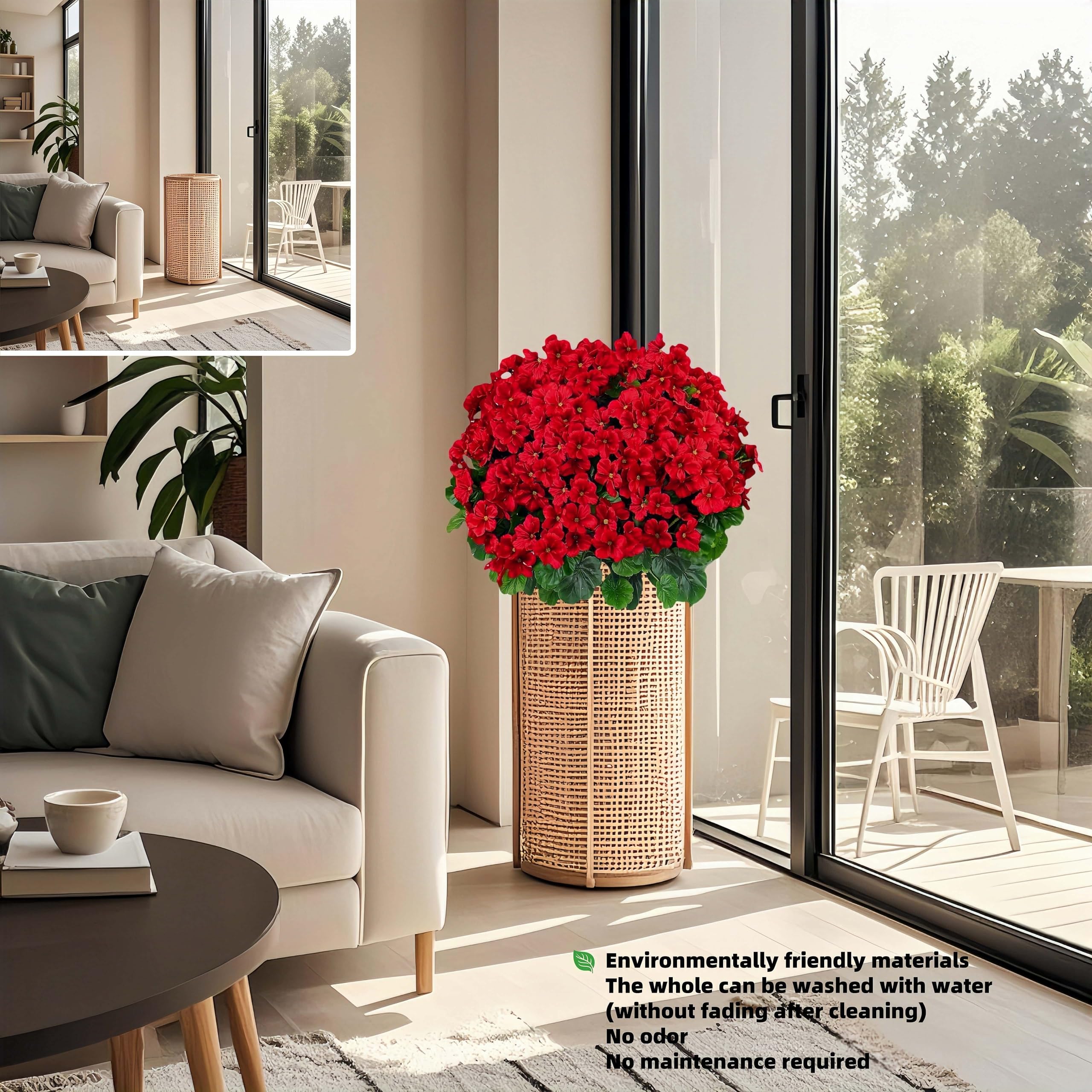 QIANYUN UV-resistant blooms stay vivid in sunlit spaces.
