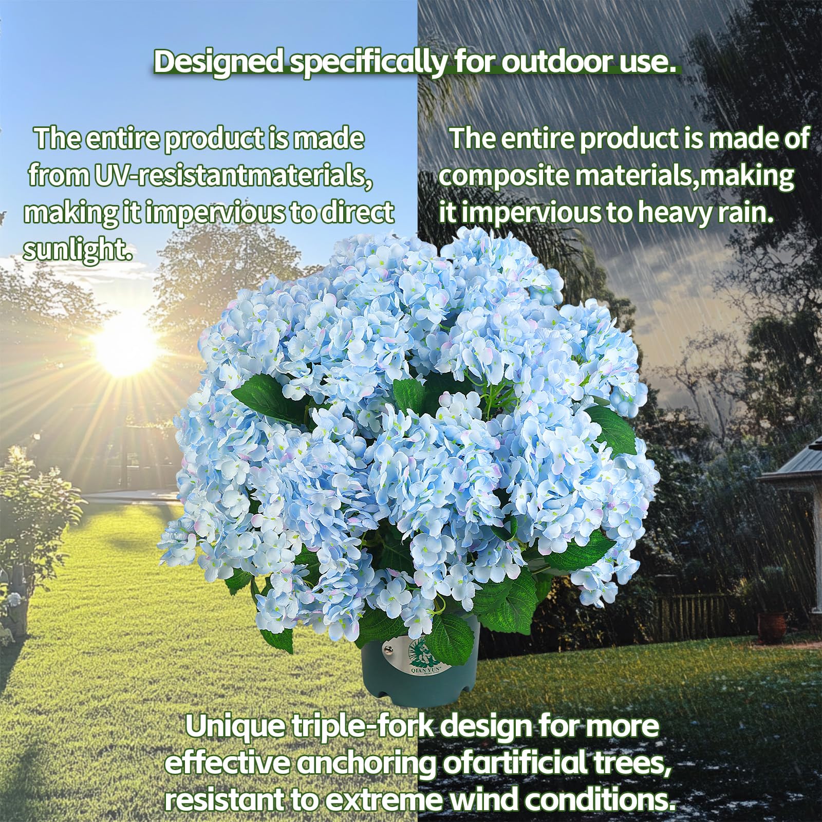 QIANYUN low-maintenance greenery with no watering or pruning required