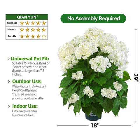 Maintenance-free artificial plant suitable for year-round decor