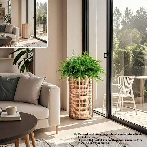 QIANYUN premium fabric leaves fern delivers durable, maintenance-free greenery.