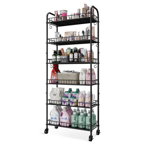Qiaoxuan compact mobile shelving unit maximizes small-space storage