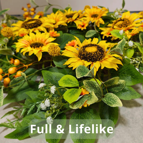 Qiexuxing gift-ready wreath suits housewarmings and spring decor.