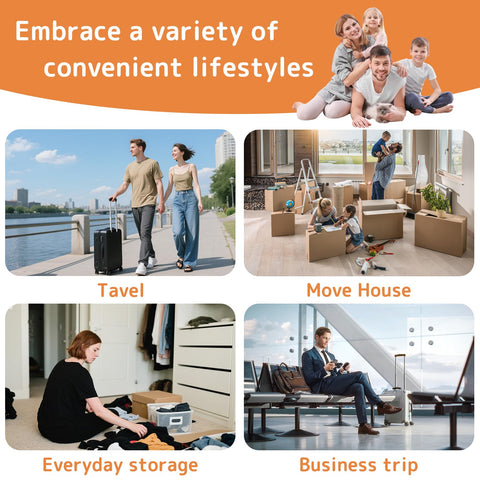 QIJIAYI travel bags organize luggage for families, students, and travelers.