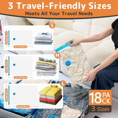 QIJIAYI bags promise up to 80% more space for seasonal wardrobes.