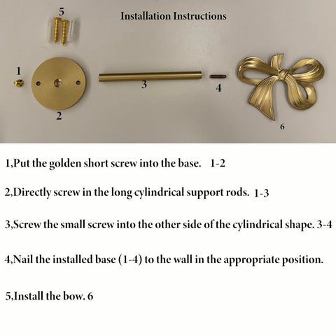 QIIODATD brass holdbacks act as decorative wall hooks for accessories.
