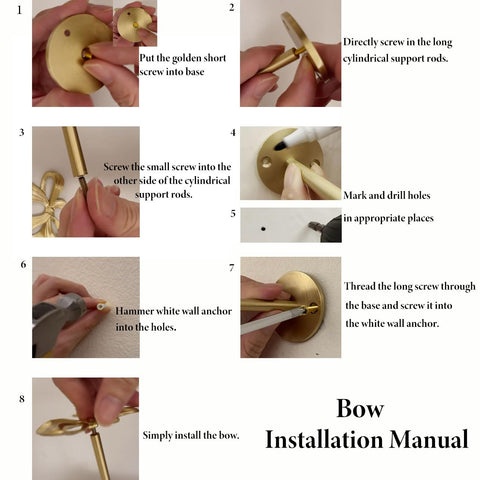 QIIODATD brass holdbacks hang towels and curtains for versatile use.