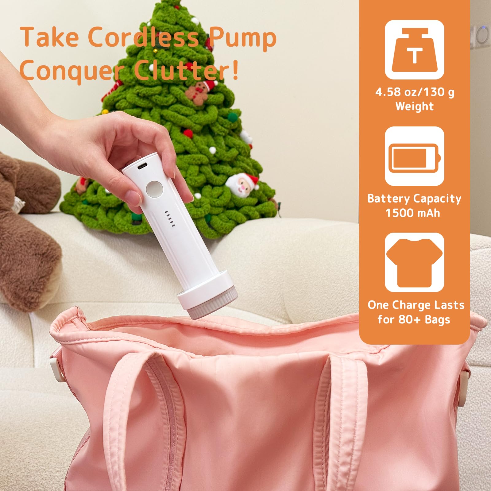 QIJIAYI turbo-valve design speeds up compression while keeping bags airtight.