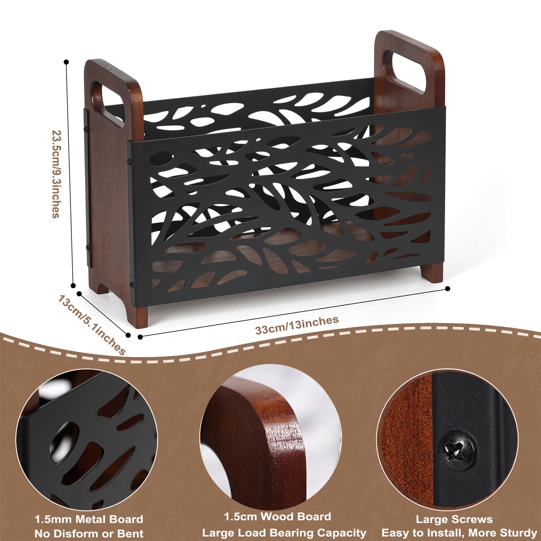 QILICHZ floor standing magazine rack in a cozy living space.