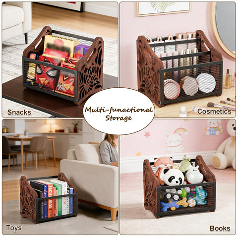 QILICHZ magazine rack handles on both sides for easy relocation