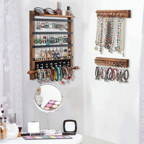 QILICHZ metal-and-wood design adds rustic charm to any room.