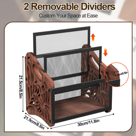 QILICHZ versatile storage for books, newspapers, and mails