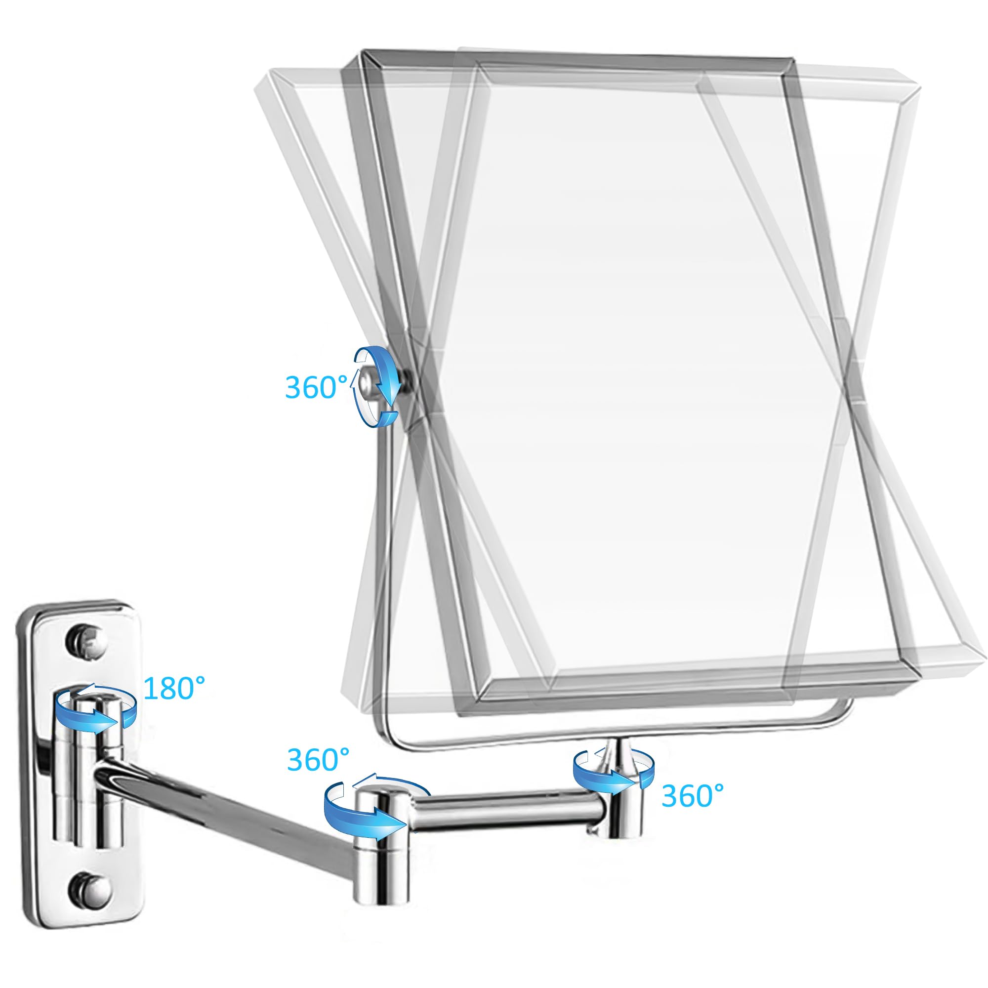 QiMH 8x6 inch viewing area for clear facial detail.