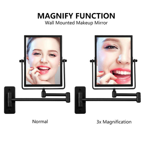 QiMH rotatable arm wall mount offers flexible angles in small spaces.