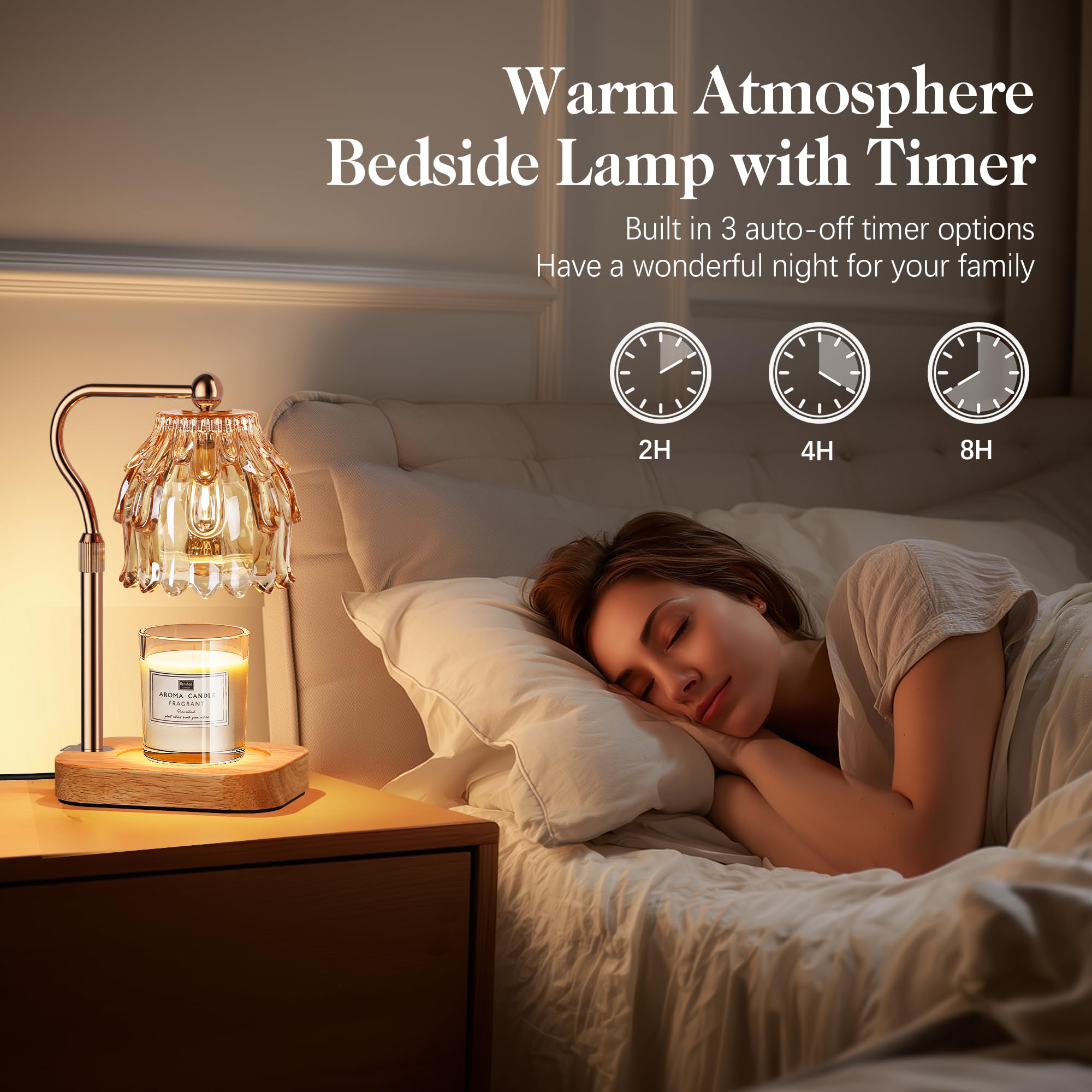 QiMH safety flameless candle warmer emphasizes smoke-free operation