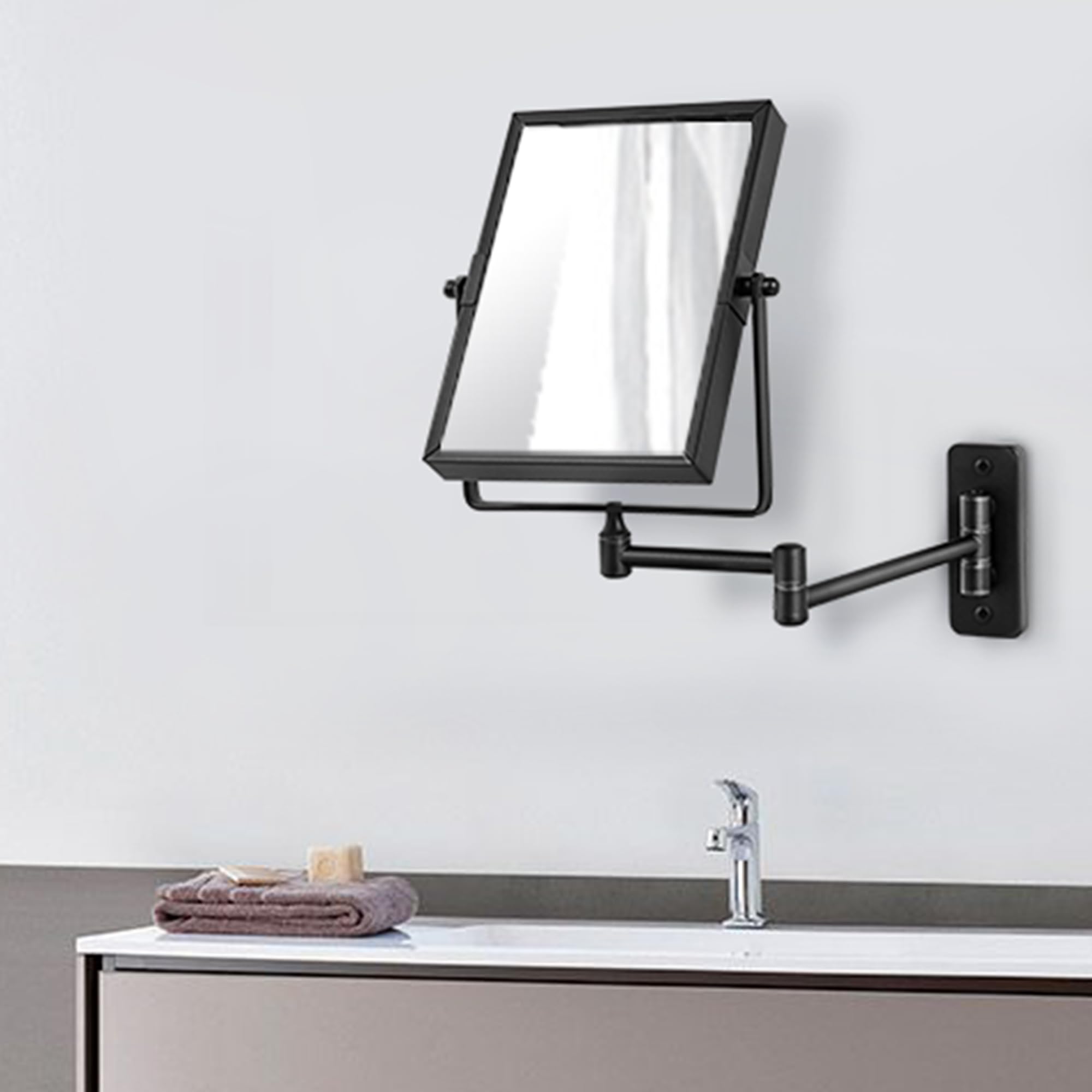 QiMH waterproof electroplated mirror stays smooth with minimal maintenance.