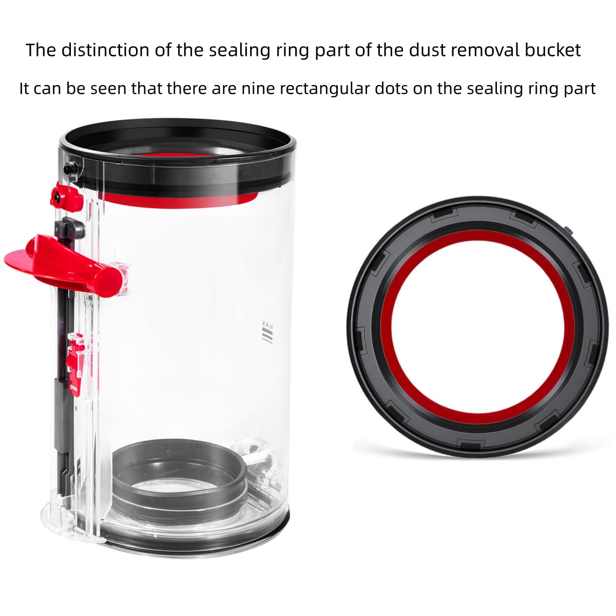 QINAN Dyson V11 filter attachment enhances dust collection efficiency and longevity.