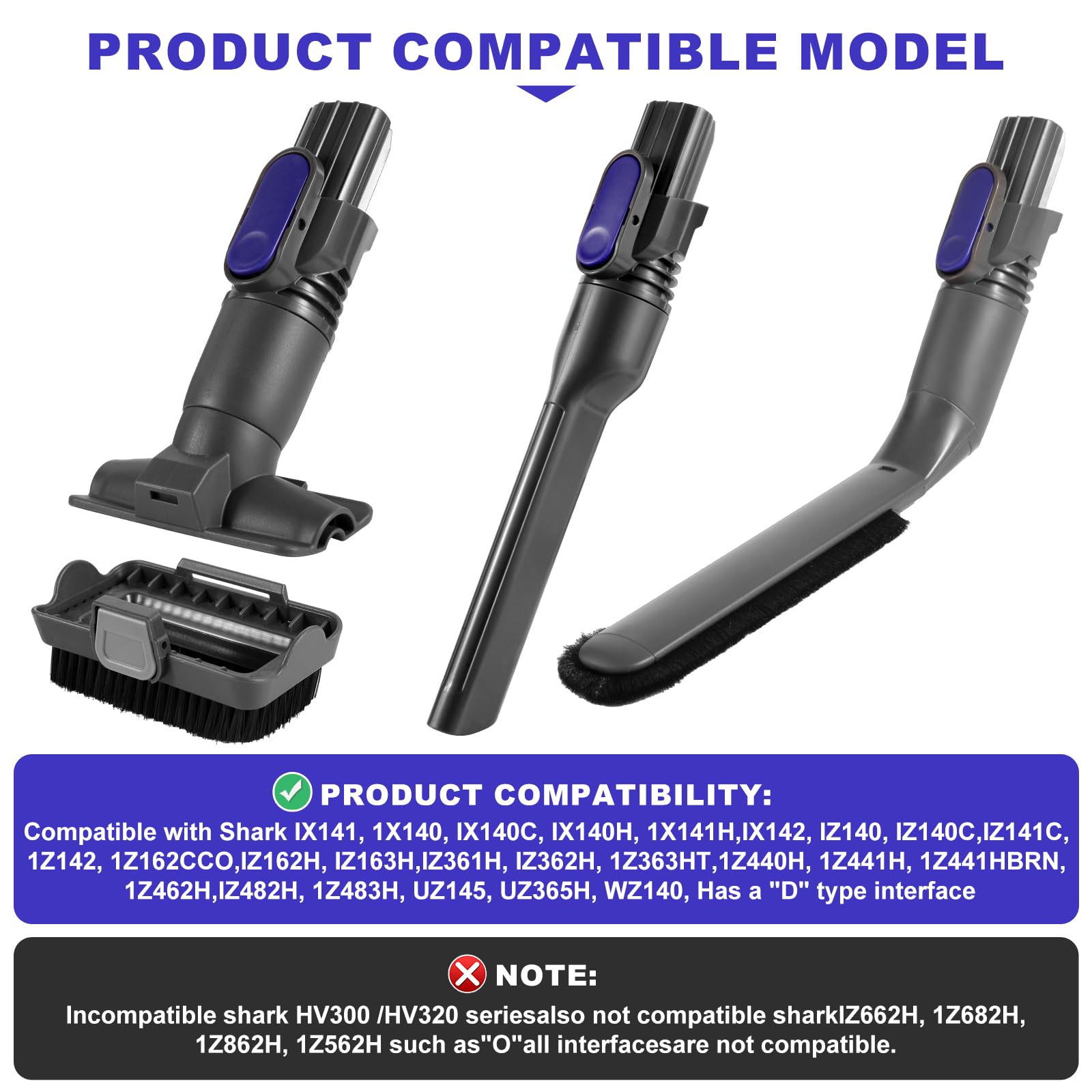 QINAN IX141 two-in-one brush with bristles and electrostatic strip.