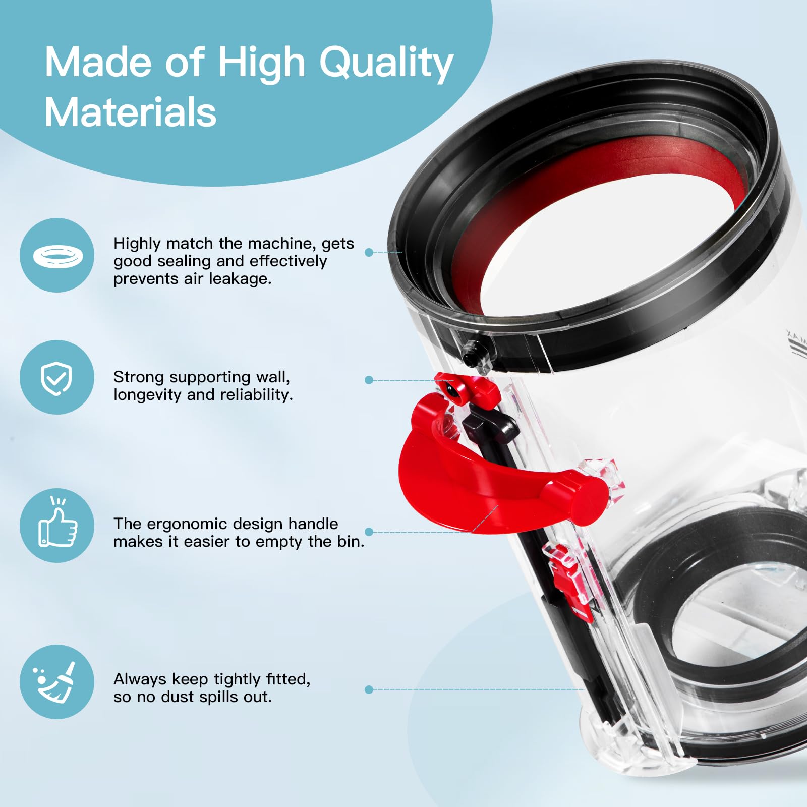 QINAN replacement parts kit keeps your vacuum in optimal condition.