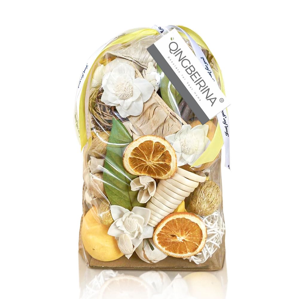 Qingbei Rina spring potpourri bag with lemon scent for fresh bathrooms and homes.
