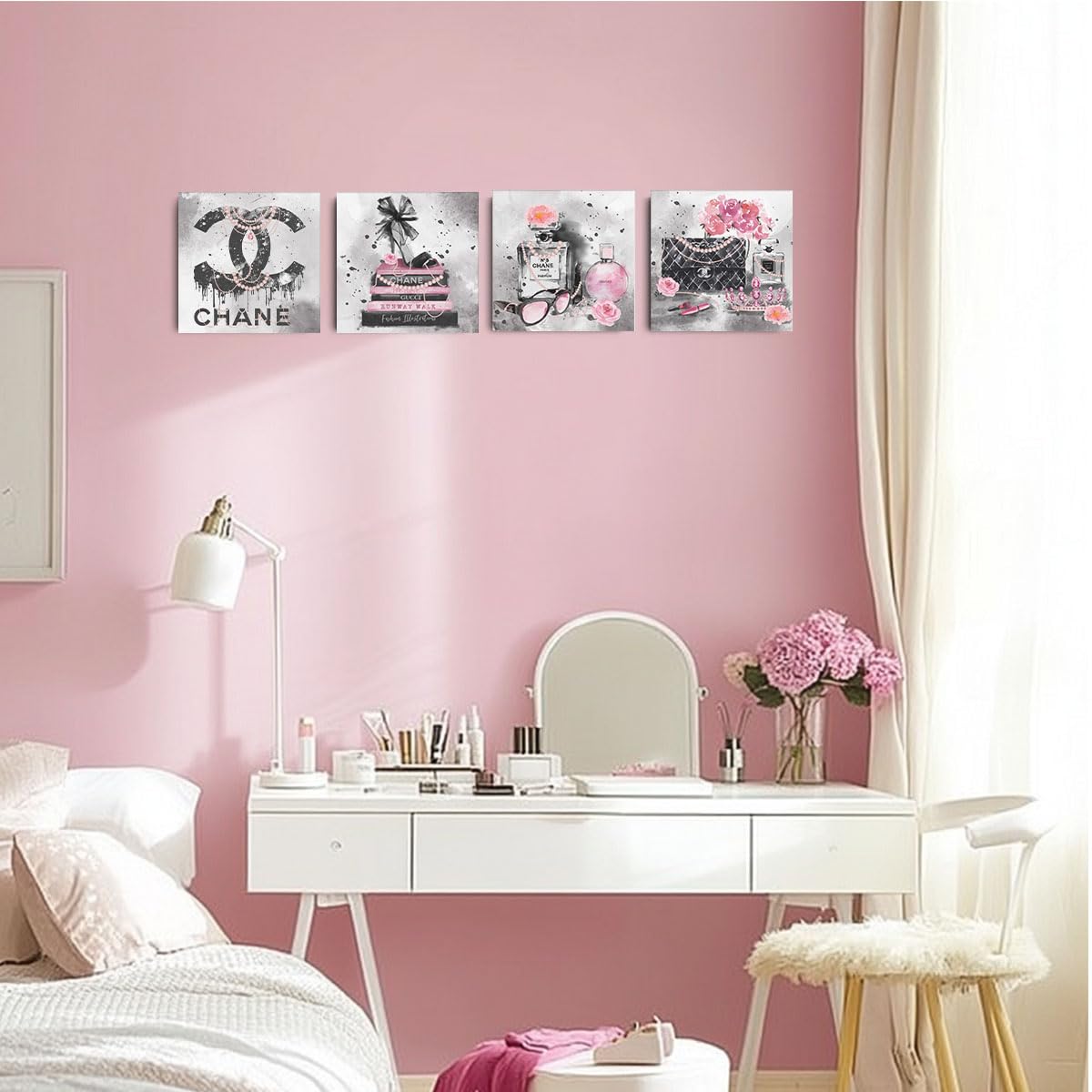 QINGTAI art prints are printed with fade-resistant inks for lasting color on canvas.