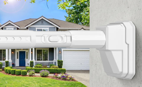QINGYUN tension rod extended from 41 to 185 inches for flexible installs.