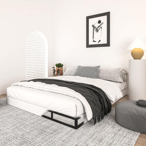 Qingzhou 5 Inch Box Spring full side view highlights sturdy support and durability.