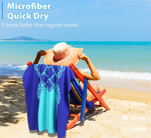 Qinqinamu silky double-sided towel offers comfortable body coverage.