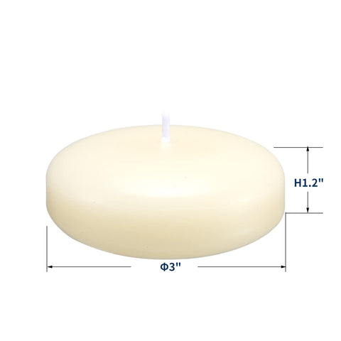 Qinxiang floating candle in cylinder vase creates warm ambience