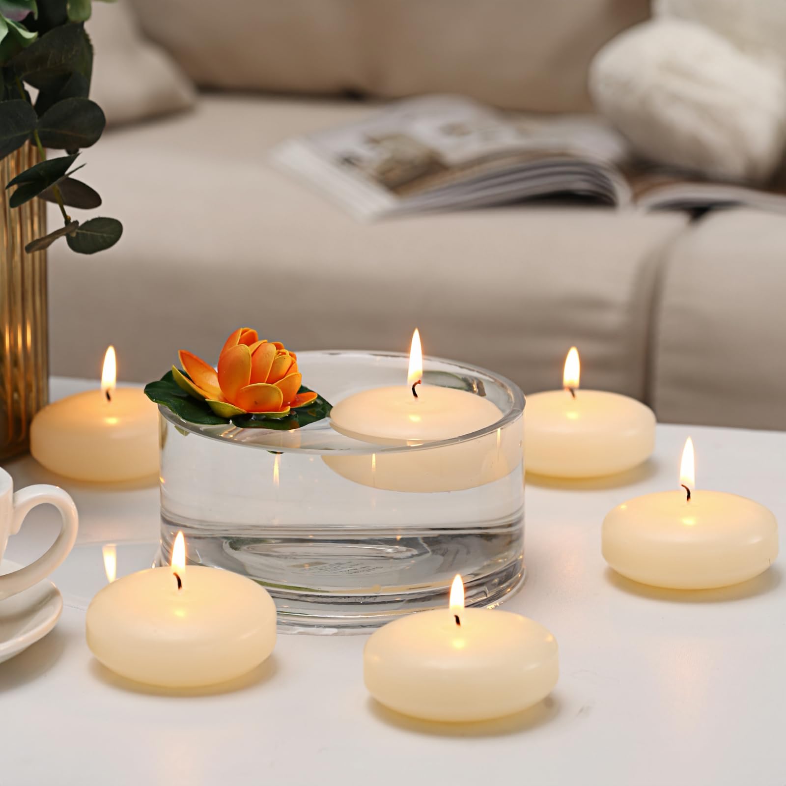 Qinxiang floating candle for pool parties and water décor