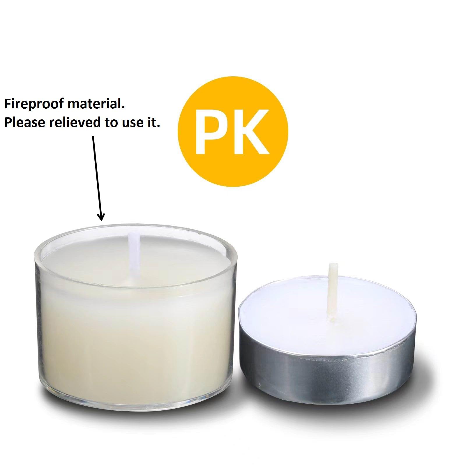 Qinxiang tea light wick with lead-free cotton for safer, cleaner burn