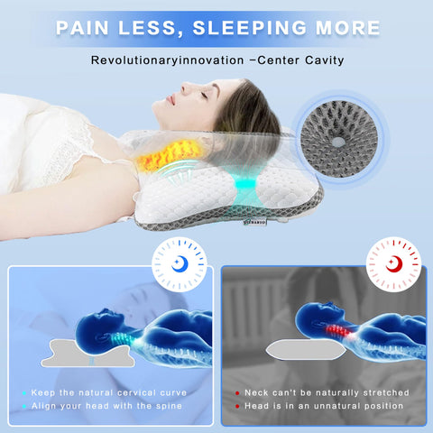 QIUBABYO adjustable-height pillow lets you customize loft to your preference.