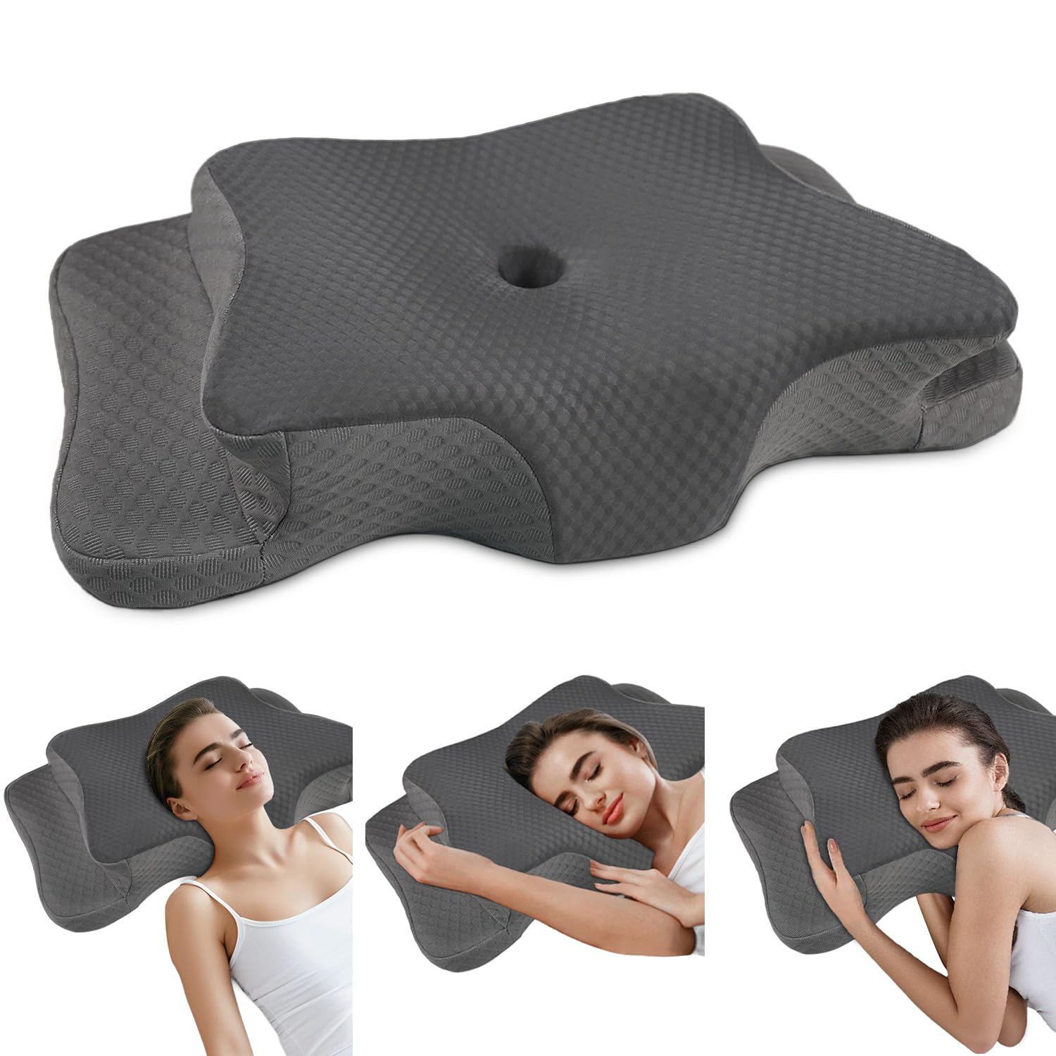 QIUBABYO durable memory foam retains shape after extended use.
