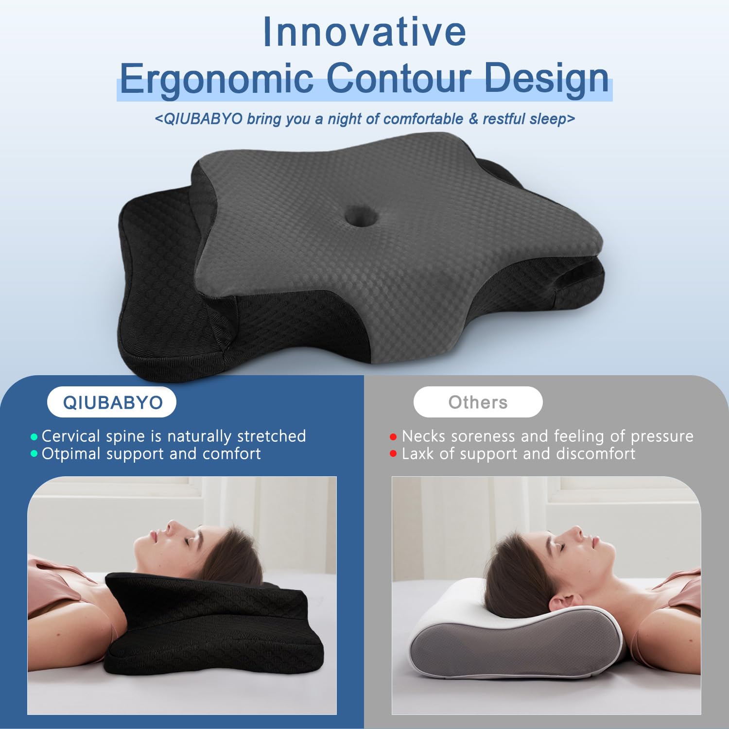 QIUBABYO ice silk pillowcase keeps you cool and fresh all night.
