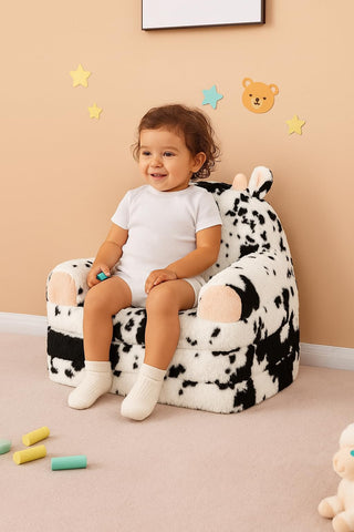 QIUODO high-density foam provides supportive seating for growing children.