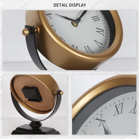 QIYAODECO Bedside-ready timepiece blends reliability with classic style.