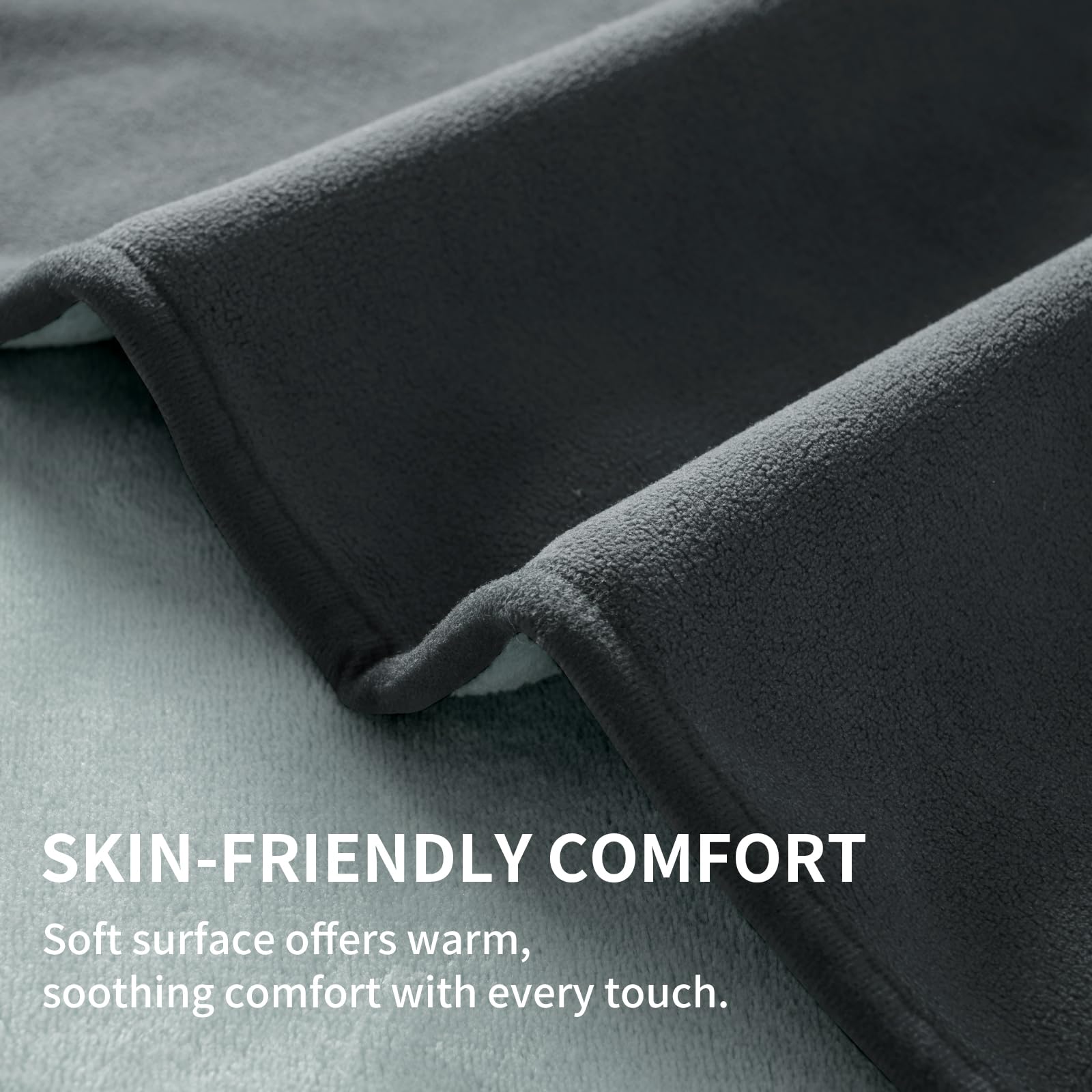 QiyI flannel backing adds cozy texture for lounging.