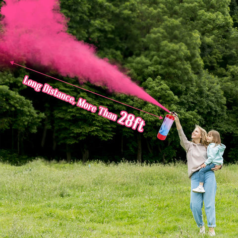 QIYVLOS pink cornstarch powder spray for gender reveal