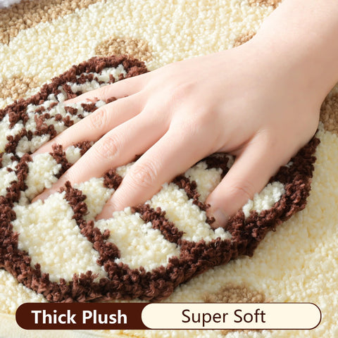 QJHOMO bath rug starfish shell detail demonstrates playful beach decor and charm