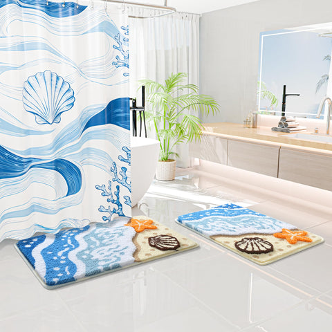 QJHOMO machine-washable bath mat stays fresh after repeated washes