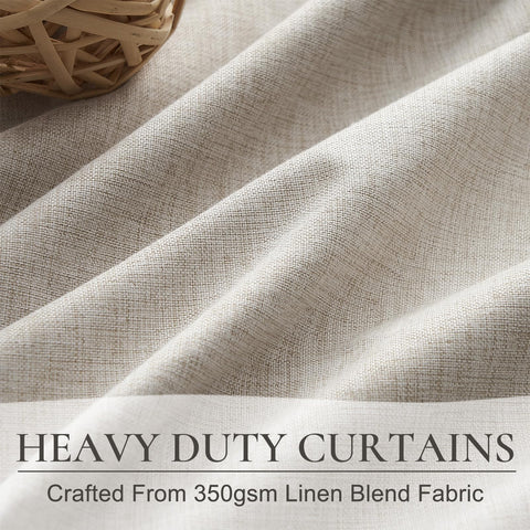 QJmydeco thermal and noise reduction curtains create calmer spaces.