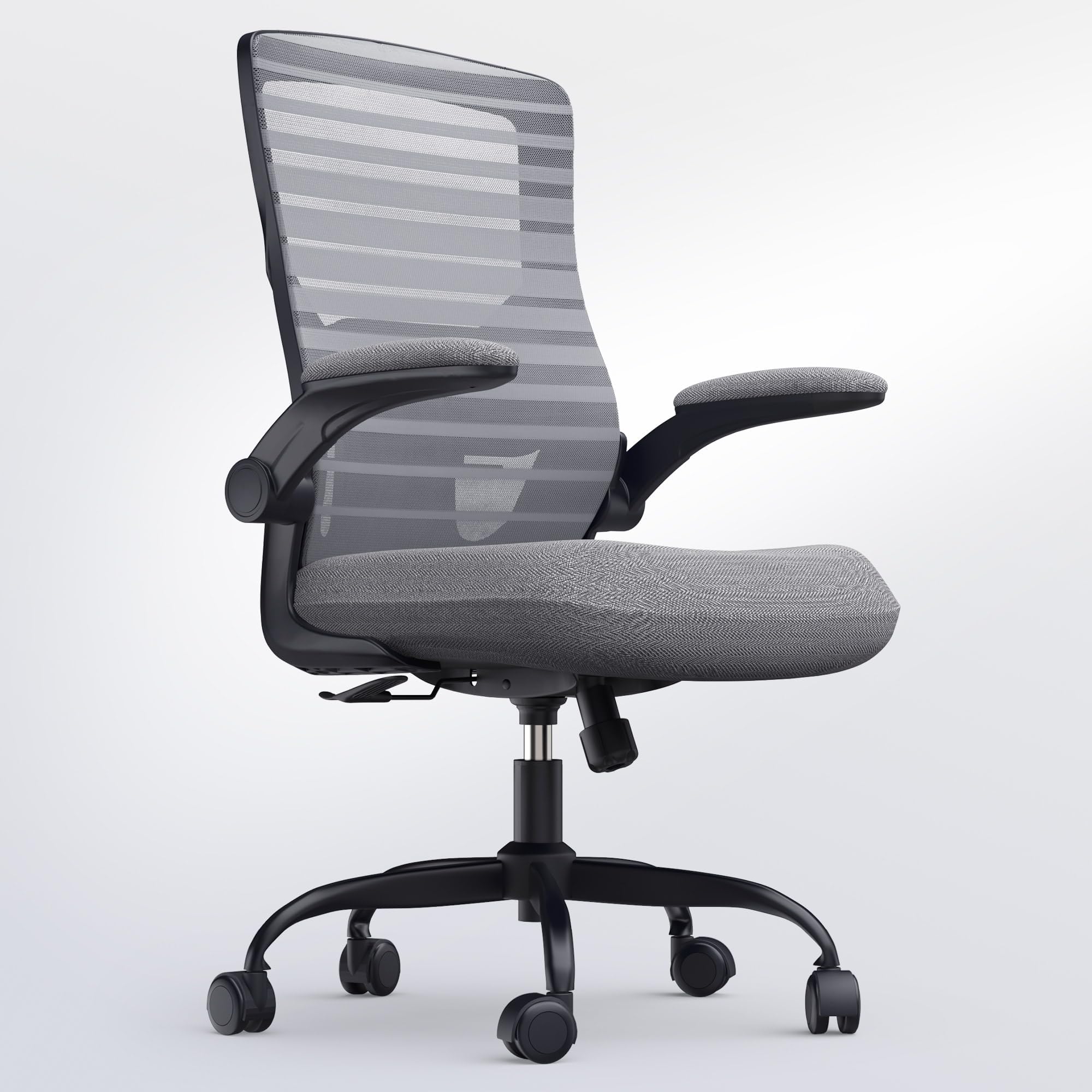 QLTPLUS office chair with foam cushion supports long work sessions at a desk.