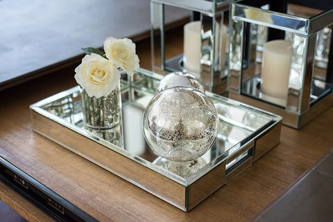 QMDECOR candle display tray doubles as chic home decor