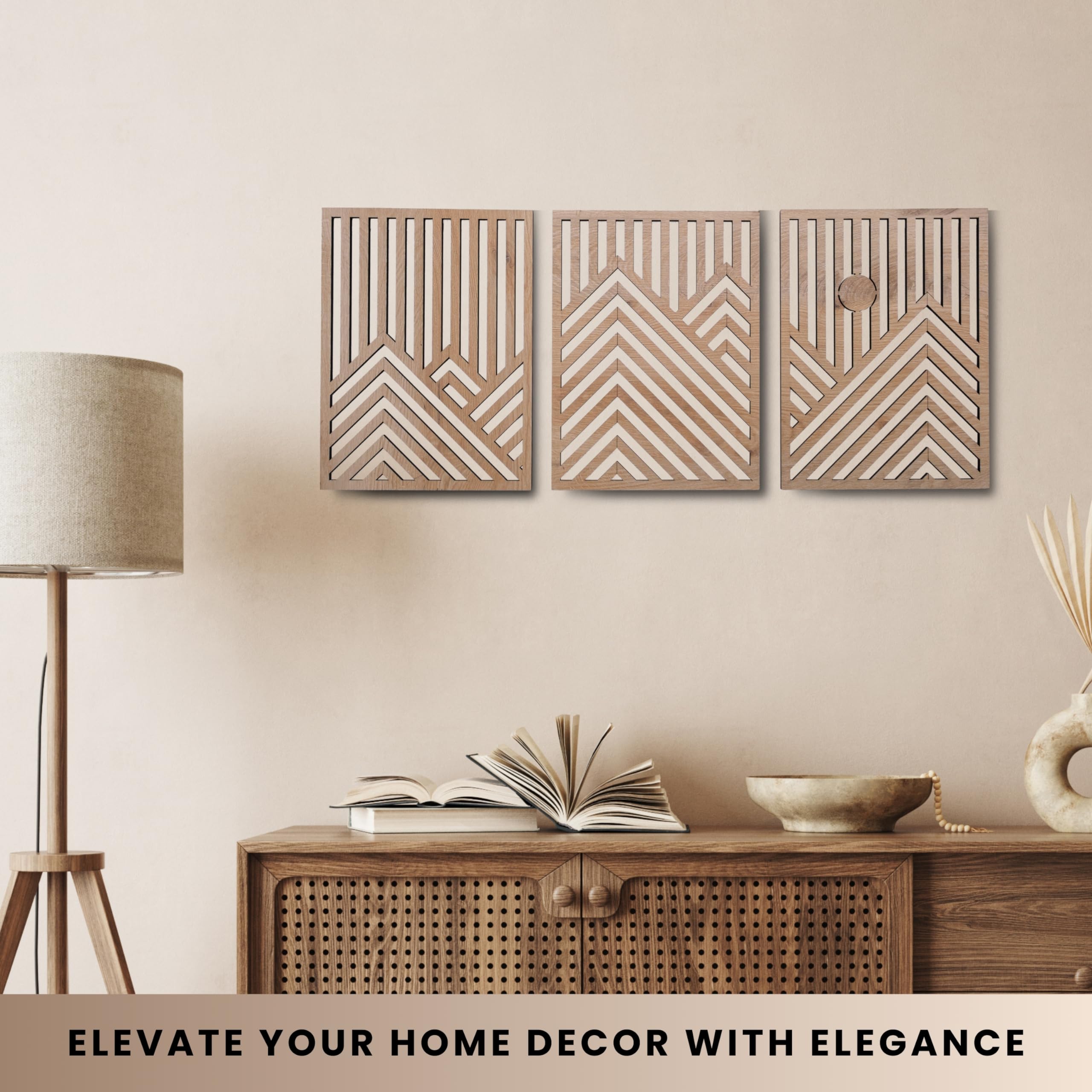 qmmp modern wooden wall sculpture oak natural textures bring warmth indoors