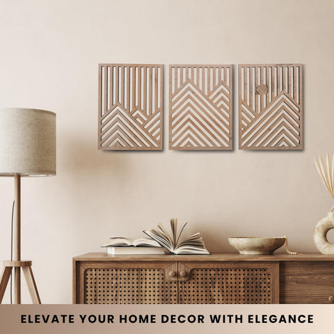 qmmp modern wooden wall sculpture oak natural textures bring warmth indoors