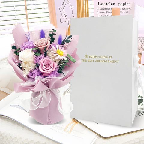 QOEAZY care tips help preserve color and shape of preserved flowers.