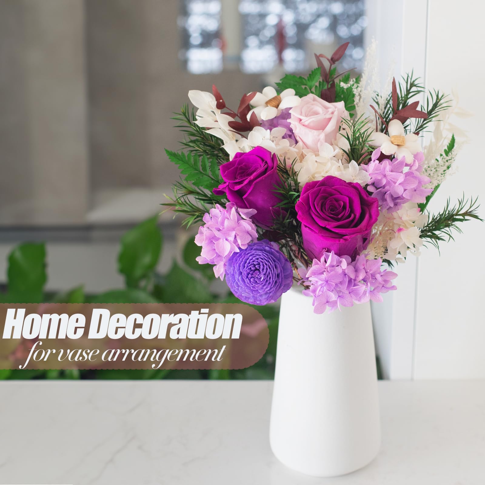 QOEAZY long-lasting roses require no water and stay elegant beyond fresh flowers