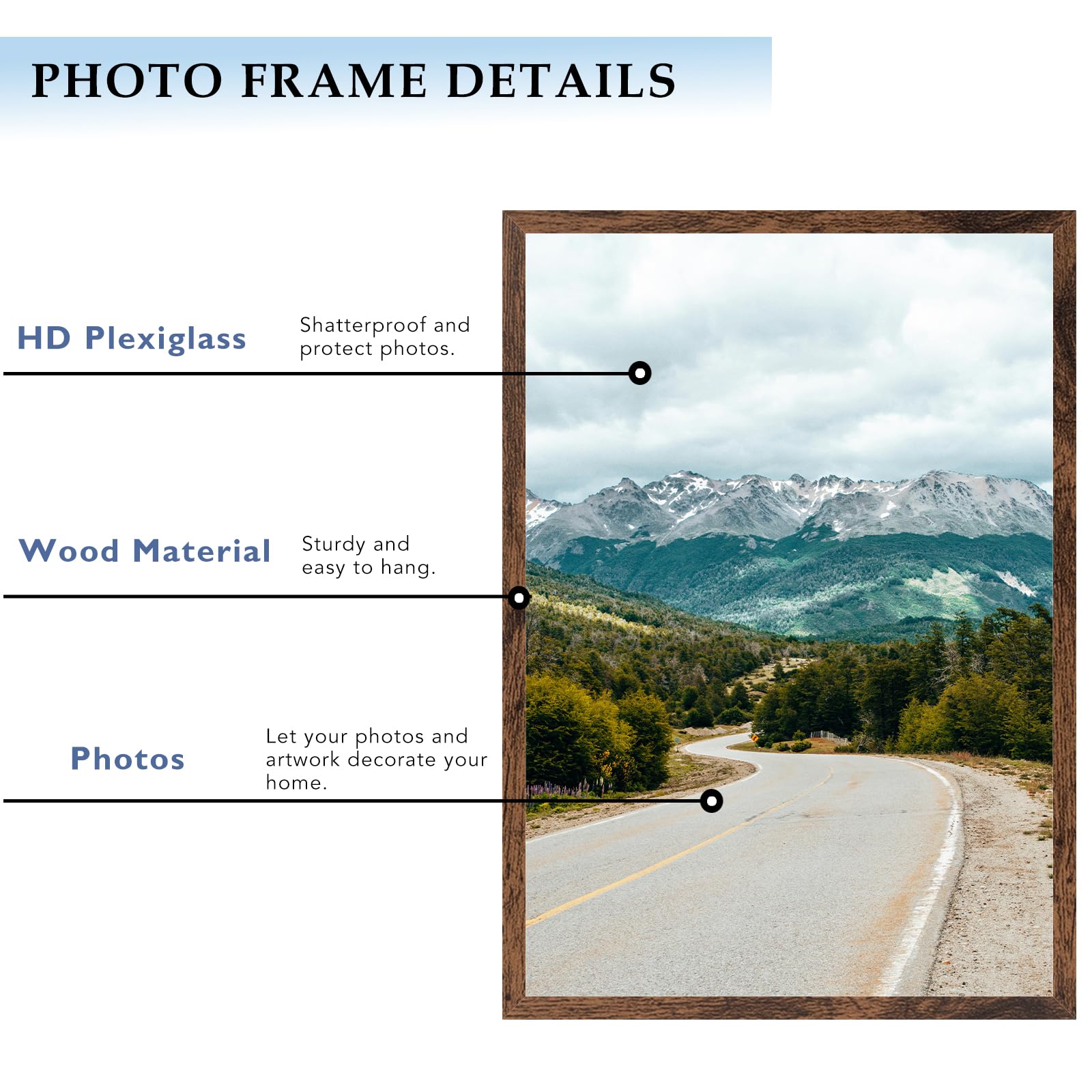 QOTIB swivel back design allows easy photo swaps while preserving frame.