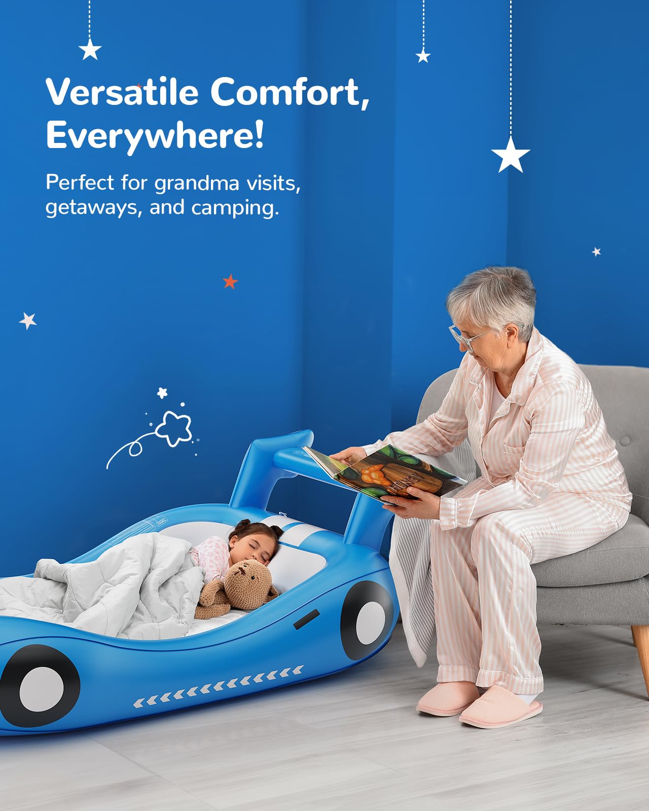 QPAU bed uses safe, BPA-free materials for peace of mind.