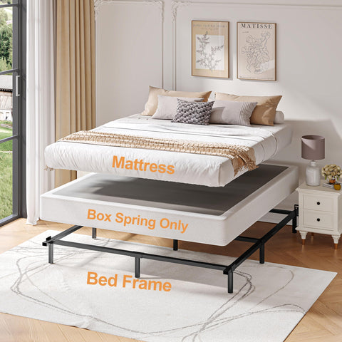 QQNNQIANG Queen Box Spring instruction visuals guide easy installation