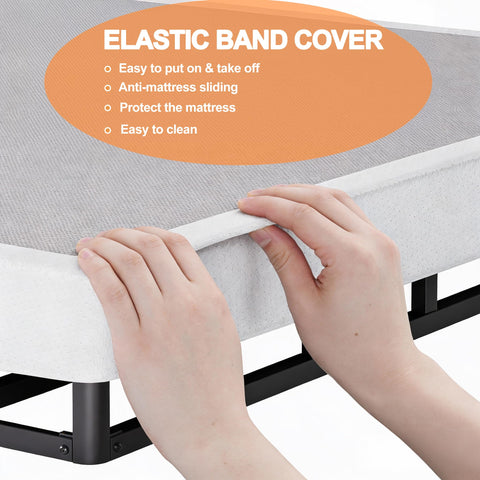 QQNNQIANG Queen Box Spring silent design minimizes movement noise